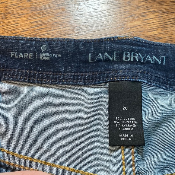 Lane Bryant Genius Fit Flare Jeans - Picture 2 of 3